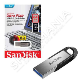 SANDISK - USB 32GB "USB 32GB SANDISK ULTRA FLAIR 3.0 BLACK [13669]" - 619659136697