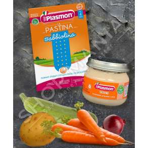 PLASMON - MAKARONA "SABBIOLINA" - 320G, +4 MUAJ