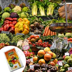 HOMESTYLE - SET 50 QESE PER USHQIME "AVRA" - 30 x 39CM