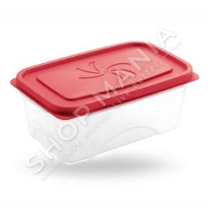 BLIM - TAS PLASTIK ME KAPAK 18X12X8CM/0.9L "ASTER RETTANGOLARE MEDIO" - 8006839031736