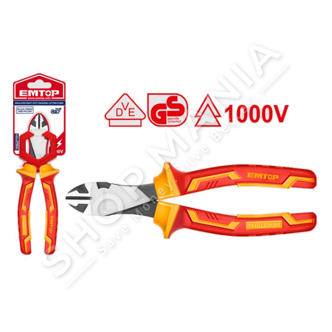 EMTOP - PINCE DIAGONALE ELEKTRIKE 180MM/1000V - EPLRHD0731