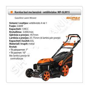 MAXPULS - MOTOKORRESE PREMIUM 2.6KW ME RROTA AKTIVE
