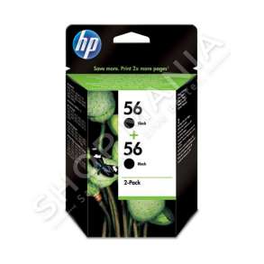 HP - MULTIPACK NGJYRË E ZEZË C9502AE 56+56 2X C6656AE