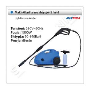 MAXPULS - MAKINE LARESE ME SHTYPJE TE LARTE 1500W