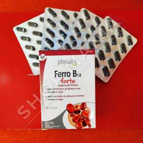 PHYSALIS - SUPLEMENT PER BALANCIMIN E DIETES USHQIMORE PER NJE STIL TE SHENDETSHEM JETE "FERRO B12 FORTE" - 60 TABLETA