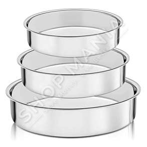 SET 3 TAVA ALUMINI ME VESHJE SMALTI - 28/32/36CM