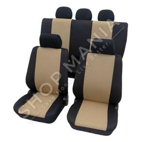 PETEX - SET VESHJE SEDILJE 2+3 "SAMOS (BEZHE)" - 8346