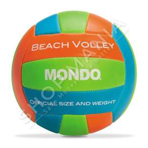 MONDO - TOP PLAZHI PER VOLEJBOLL +13VJEC/23CM "PLAY BALL BEACH VOLLEY OFFICIAL (SIZE 5)" - 8001011130375