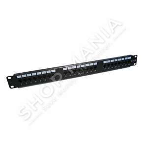 ALL STRONG - PATCH PANEL UTP CAT 5E ME 24 PORTA - ALS-PP524