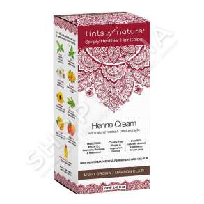 TINTS OF NATURE - KREM KENA "LIGHT BROWN - 70ML" - 704326425393