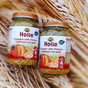 HOLLE - PURE ME MISH PULE & KUNGULL "I HOMOGJENIZUAR - ORGANIC" - 125G, +4 MUAJ