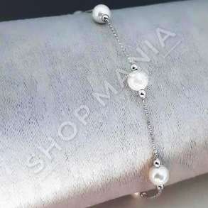 BYZYLYK ARGJEND ME GUR ZIRKON "PERLE - E BARDHE"