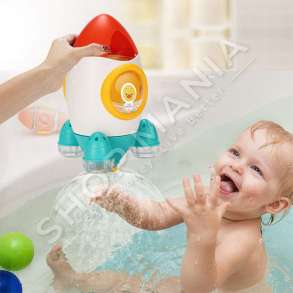 LODER DUSHI NE FORME RAKETE PER FEMIJE +18 MUAJSH "BABY BATH TOYS E ROCKET SHAPE WATER SPRAY TOYS BEACH TOY"