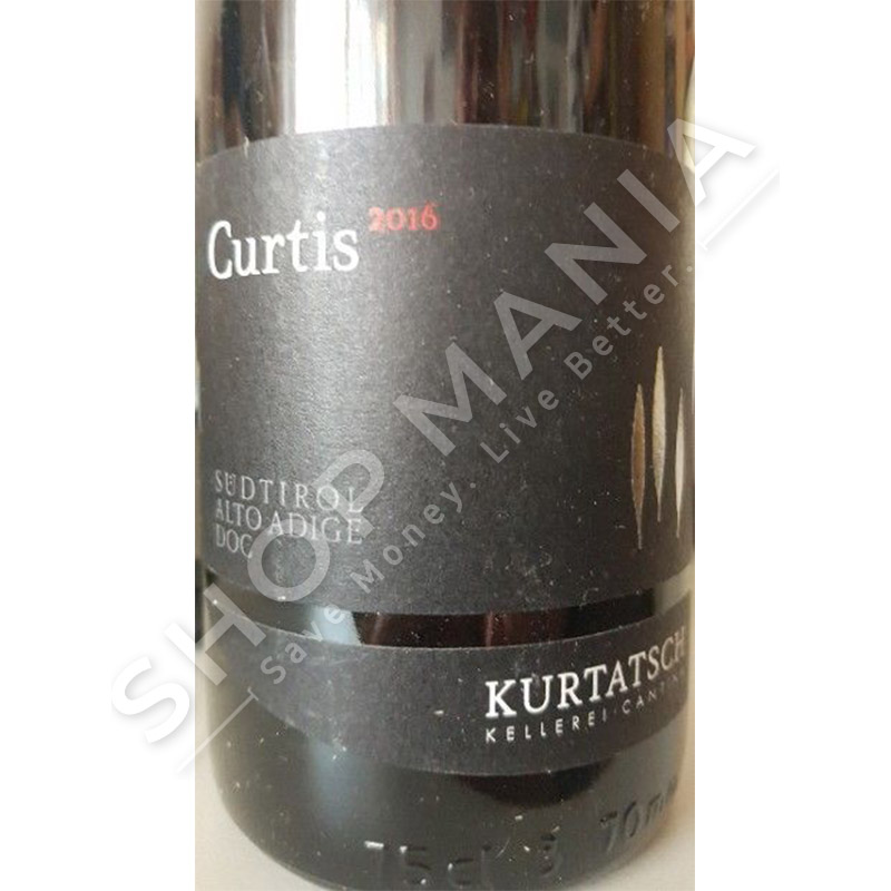 KURTATSCH - VERE E KUQE "CURTIS MERLOT CABERNET - ALTO ADIGE 2016" - 750ML, 13.5% VOL.