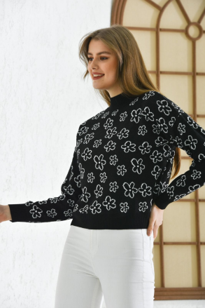 PULOVER E ZEZE ME LULE TE BARDHA