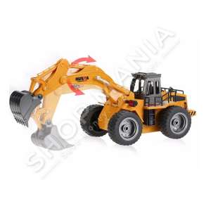 EKSKAVATOR LODER ME TELEKOMANDE +3VJEC "CONSTRUCTION FULL FUNCTION R/C SERIES 1:20 SCALE ETERNAL LIGHTS"