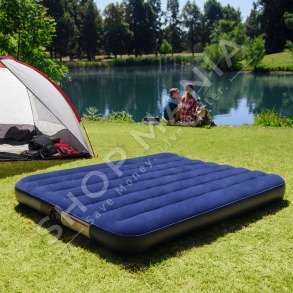 INTEX - DYSHEK ME AJER 152X203X25CM "QUEEN DURA-BEAM CLASSIC DOWNY AIRBED W/HAND PUMP" - 64765