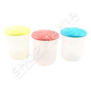 BLIM - KAVANOZ PLASTIK ME KAPAK Ø12X14CM/1L "IRIS" - 8006839040127