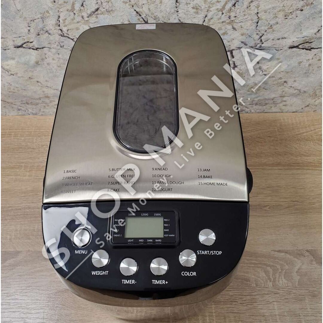 HOFF BACKERMANN - BERESE BUKE 850W/1500G "BREAD MAKER" - BC008