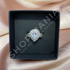 UNAZE ARGJEND ME GUR ZIRKONI "FORME PIKE LOTI" - KL-203