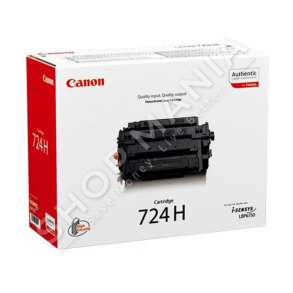 CANON TONER NGJYRE E ZEZE 724H 3482B002 CAPACITÀ 12500 FAQE KAPACITET I LARTË