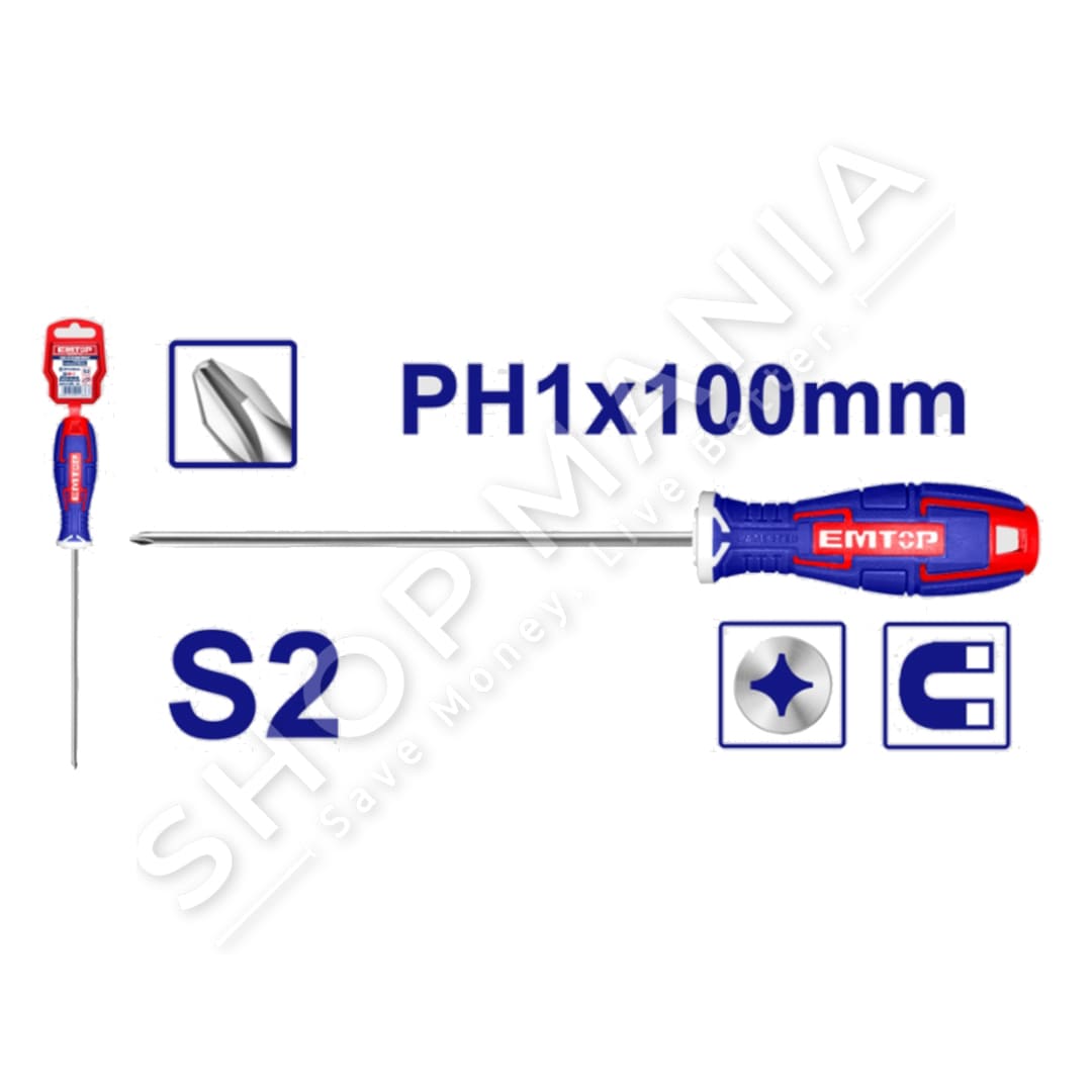 EMTOP - KACAVIDE ME MAGNET S2/ PH1X100MM -  ESDRPH1402