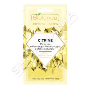 BIELENDA - MASKE SHKELQYESE & DETOKSIFIKUESE PER FYTYREN 8G "CRYSTAL GLOW CITRINE" - 5902169042370