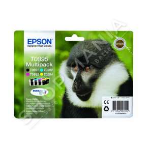 EPSON - MULTIPACK NGJYRË E ZEZË / NGJYRË E KALTËR / NGJYRË MAGENTA / NGJYRË E VERDHË C13T08954010 T0895 4 KARTUÇA: T0891 + T0892 + T0893 + T0894