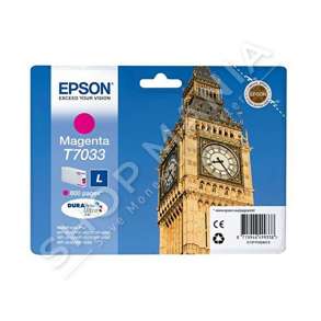 EPSON - KARTUÇË ME BOJË NGJYRË MAGENTA C13T70334010 T7033 RRETH 800 FAQE