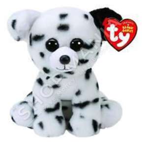 TY ATTIC TREASURES - QEN DALMAT PREJ PELLUSHI "CATCHER DALMATIAN DOG" - 15 CM