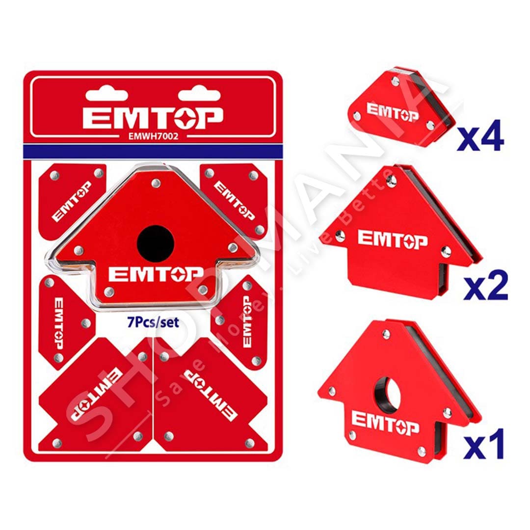 EMTOP - KIT 7 MBAJTESE MAGNETIKE PER SALDIM - EMWH7002