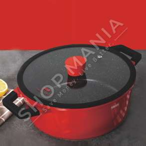 DSP - TENXHERE ME VESHJE GURI 24CM/4.5L - CA002-B24-RED