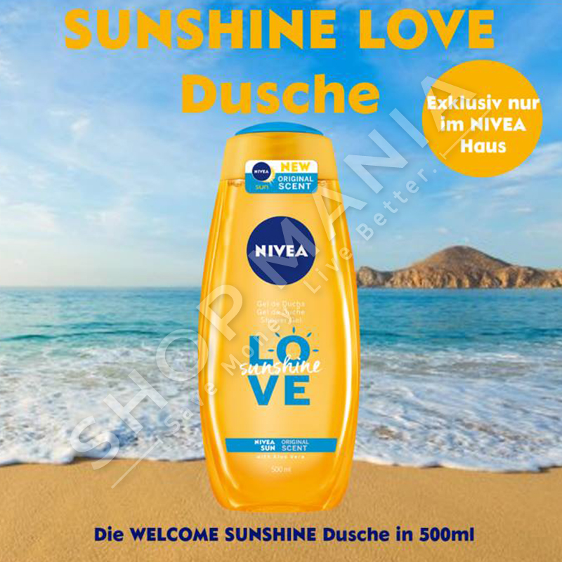 NIVEA - XHEL DUSHI "SUNSHINE LOVE" - 500ML