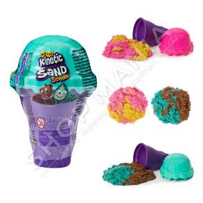 SPIN MASTER - RERE KINETIKE NE KONTENITOR AKULLOREJE +3VJEC "THE ONE & ONLY KINETIC SAND ICE CREAM CONTAINER" - 778988248423