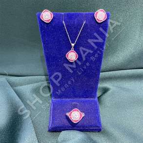 SET VARESE, VATH & UNAZE ARGJENDI ''FORME LULE ROZE' - KL-229