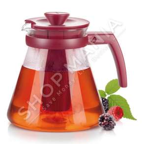 TESCOMA - CAJNIK QELQI ME FILTER REZISTENTE NDAJ NXEHTESISE 1.25L "TEO TONE RED" - 8595028468540