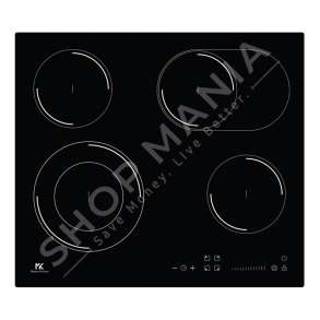 MASTER KITCHEN - PIANURE ME 4 VATRA ELEKTRIKE 6600W/60CM - MKHC 6042 D O BK