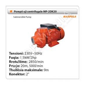 MAXPULS - POMPE UJI 1.5KW 2DK - 20