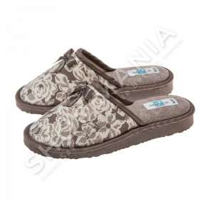 AMARYLLIS - SHAPKA PER FEMRA KAFE  100% PAMBUK "MOKA FLOWER"