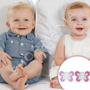 CHICCO - BIBERON FALLCO SILIKONI "PHYSIO COMFORT NIGHT" - 2 COPE, 6-36 MUAJSH