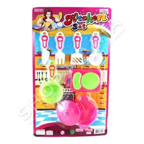 SET ME MJETE & AKSESORE KUZHINE +3 VJEC "KITCHEN SET" - KET-201