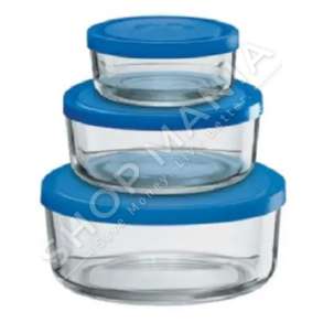 BORGONOVO - SET 3 TASA QELQI ME KAPAK 11ML/15ML/18ML "IGLOO" - 8002713160318