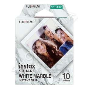 FUJIFILM - FILM I BARDHE 10COPE "COLORFILM INSTAX SQUARE WHITE MARBLE 10/PK" - 4547410432022