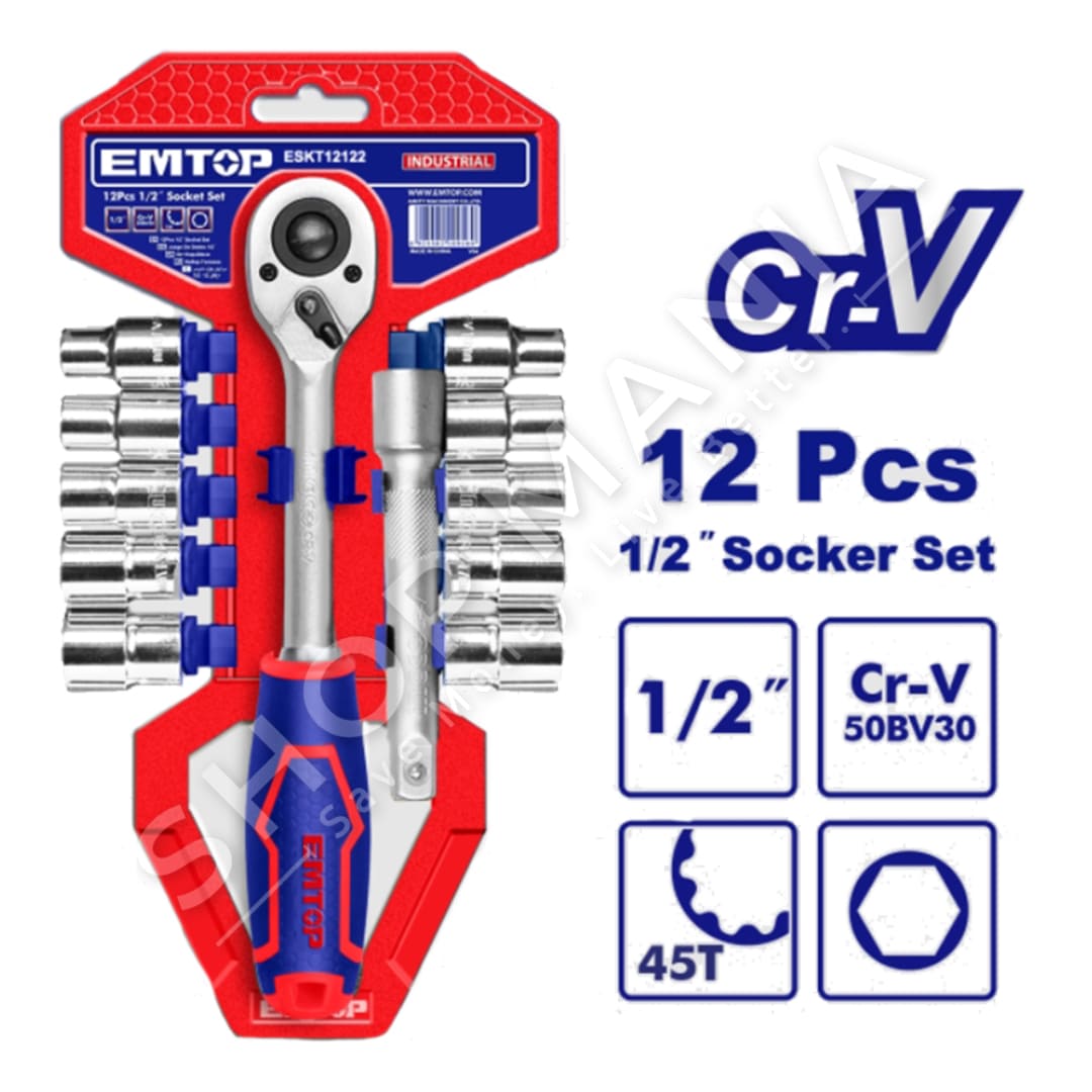 EMTOP - KOMPLET KRIKETI 1/2" - 12 COPE/ ESKT12122