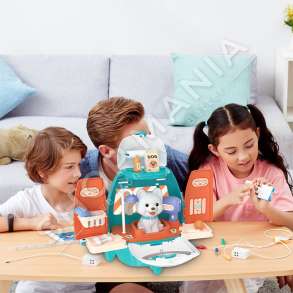 BOWA - SET PERKUJDESJEJE PER QEN NE RAKETE KOZMIKE +3VJEC "PET CARE SHOP STAR ROCKET - PET BACKPACK" - 8082