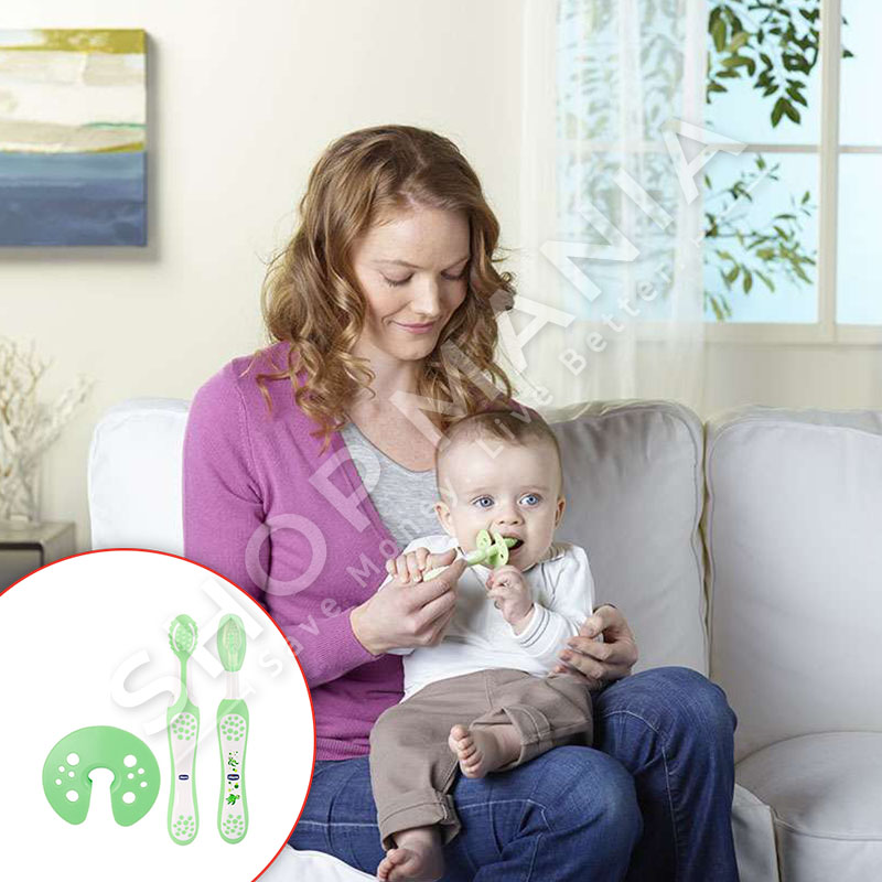 CHICCO - SET MASAZHUES PER GINGIVAT ME 2 FURCA GOME - +5 MUAJ