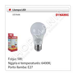 DYNAMIC  -  LLAMPE LED 5W E27 6400K
