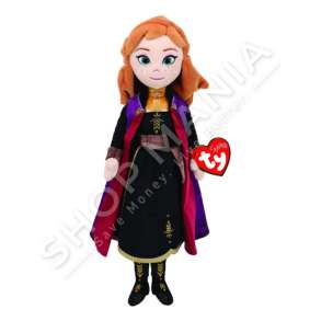TY ATTIC TREASURES - PRINCESH ANNA PREJ PELLUSHI ME ZE 40CM "BEANIE BABIES FROZEN II ANNA PRINCESS WITH SOUND" - 008421024070