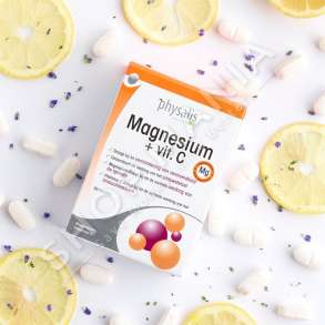PHYSALIS - SUPLEMENT QE NDIHMON NE MIRE-FUNKSIONIMIN E SISTEMIT NERVOR, MUSKUJVE & SISTEMIT IMUNITAR "MAGNESIUM + VIT C" - 30 TABLETA