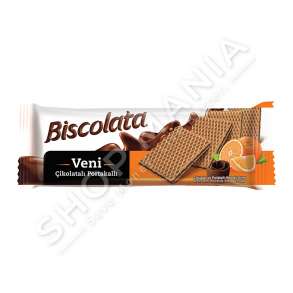 BISCOLATA - VAFER ME COKOLLATE & PORTOKALL "VENI"- 50G